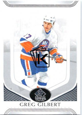 Hokejová karta 2020-21 Upper Deck SP Legends Signature Edition 198 Greg Gilbert - New York Islanders