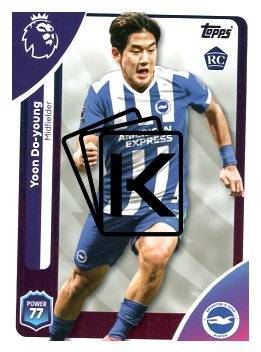 fotbalová kartička 2025-26 Topps  Premier League 81 Yoon Do-young (Brighton & Hove Albion)  -  Rookie