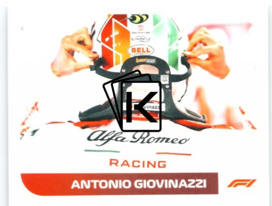 samolepka 2021 Topps Formule 1 173 Antonio Giovinazzi Alfa Romeo