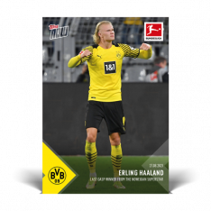 Fotbalová kartička Topps Now 2021-22 Bundesliga 18 Erling Haaland Borussia Dortmund