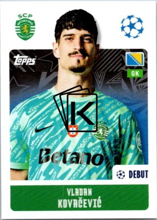 2024-25 Topps Champions League 357 Vladan Kovačević (Sporting Clube de Portugal)