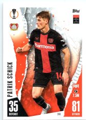 Fotbalová kartička 2023-24 Topps Match Attax UEFA Club Competitions 243 Patrik Schick Bayer 04 Leverkusen