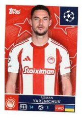 2025-26 Topps Champions League   Olympiacos 337 Roman Yaremchuk