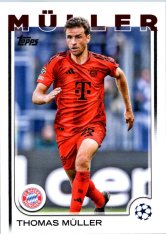 fotbalová kartička 2024-25 Topps UEFA Club Competitions Flagship 99 Thomas Müller FC Bayern Munchen