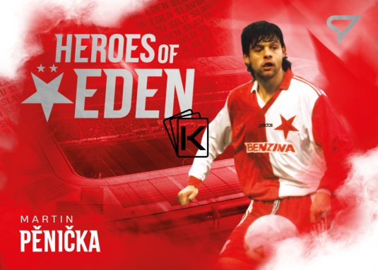 2025-26 SportZoo SK Slavia Praha Heroes of Eden HE-13 Martin Pěnička