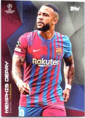 fotbalová kartička 2021 Topps Summer Signings Mephis Depay FC Barcelona