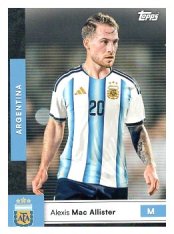fotbalová kartička 2025-26 Topps Team Set Argentina 5 Alexis Mac Allister