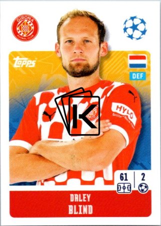 2024-25 Topps Champions League 225 Daley Blind (Girona FC)