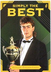 Legendary Cards Simply The Best 3 Roman Čechmánek 1996 Nejlepší brankář Extraligy