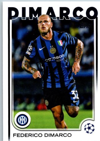 fotbalová kartička 2024-25 Topps UEFA Club Competitions Flagship 129 Federico Dimarco Inter Milan