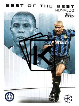 fotbalová kartička 2024-25 Topps Best of the best BOTB-8 Ronaldo Nazario Inter Milan Legend