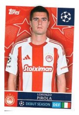 2025-26 Topps Champions League   Olympiacos 331 Lorenzo Pirola