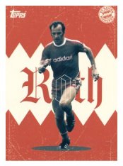 fotbalová kartička 2025-26 Topps Team set FC Bayern Munchen Die Bayern DB-7 Franz Roth