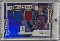 relic karta Panini Absolute Frenkie de Jong FC Barcelona Tools of the Trade Relic 082/199