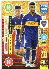 fotbalová karta Panini Adrenalyn XL FIFA 365 2021 Club & Country 228 Frank Fabra Jorman Campuzano Boca Juniors