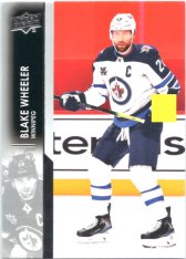 hokejová karta 2021-22 UD Series One 198 Blake Wheeler - Winnipeg Jets