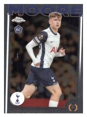fotbalová kartička 2024-25 Topps Chrome 199 Mikey Moore, Tottenham Hotspur RC