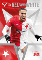 2025-26 SportZoo SK Slavia Praha In Red and White RW-15 Ondřej Lingr