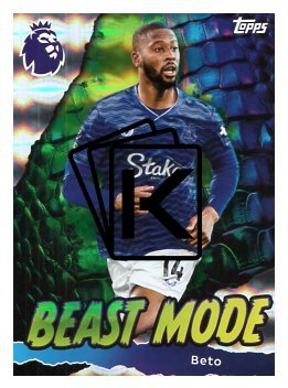 fotbalová kartička 2025-26 Topps  Premier League - Beast Mode 428 Beto  (Everton)