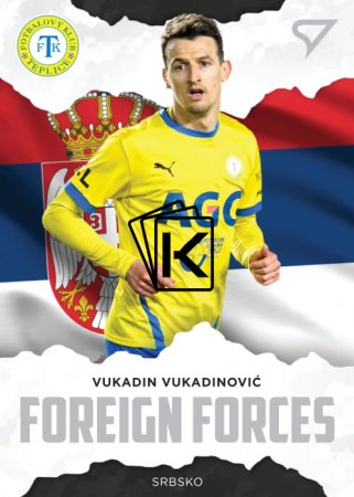 fotbalová kartička SportZoo 2020-21 Fortuna Liga Serie 2 Foreign Forces FF43 Vukadin Vukadinović FK Teplice