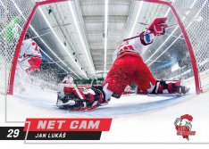 hokejová kartička 2021-22 SportZoo Tipsport Extraliga Serie 2 Net Cam NC-11 Jan Lukáš HC Olomouc
