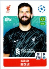 2024-25 Topps Champions League 261 Alisson Becker (Liverpool)