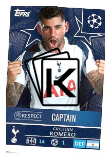 2025-26 Topps Champions League  Tottenham Hotspur 439 Cristian Romero