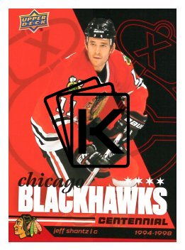 2025-26 Upper Deck Centennial Chicago Blackhawks 15 Jeff Shantz