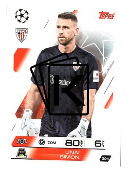 fotbalová kartička 2025-26 Topps Match Attax UCC 304 Unai Simón (Athletic Club)