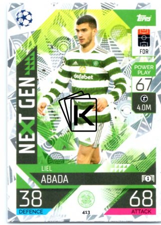 Fotbalová kartička 2022-23 Topps Match Attax UCL Next Gen 413 Liel Abada - Celtic