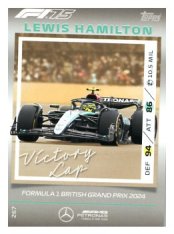 2025 Topps Turbo Attax F1 Mercedes AMG Victory Lap HP 267 Lewis Hamilton