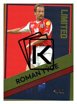 fotbalová kartička 2023 Pro Arena Repre Gold /10 Roman Týce