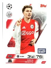 fotbalová kartička 2025-26 Topps Match Attax UCC 225 Mika Goots (AFC Ajax)