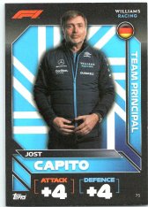 2022 Topps Formule 1 Turbo Attax 75 Jost Capito (Williams)