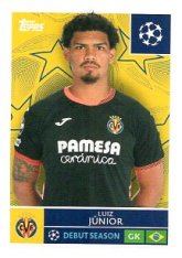 2025-26 Topps Champions League   Villarreal CF 468 Luiz Junior