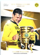 Fotbalová kartička 2021-22 Topps Borrusia Dortmund DBF-Pokalsieger Lukasz Piszczek