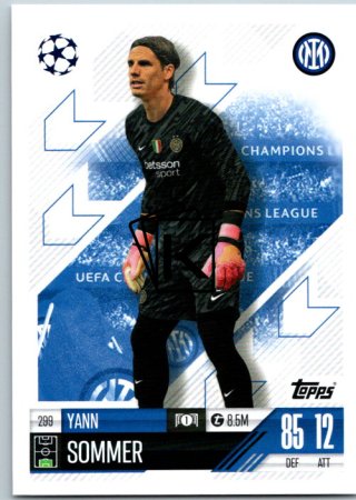 fotbalová kartička 2024-25 Topps Match Attax UEFA Club Competitions 299 Yann Sommer (FC Internazionale Milano)