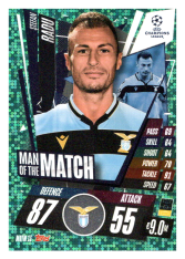 fotbalová kartička 2020-21 Topps Match Attax Champions League Extra Man of the Match MOTM13 Stefan Radu SS Lazio