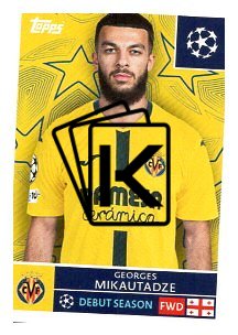 2025-26 Topps Champions League   Villarreal CF 475 Georges Mikautadze