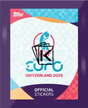 UEFA EURO Women 2025 Box samolepek ( 50 balíčků) +  Album zdarma