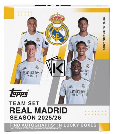 2025-26 Topps Real Madrid Team Set Box