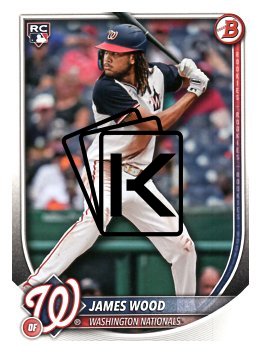 Baseballová karta 2025 Bowman 29 James Wood, Washington Nationals RC