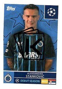 2025-26 Topps Champions League  Club Brugge 488 Aleksandar Stanković