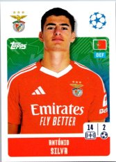 2024-25 Topps Champions League 346 António Silva (SL Benfica)