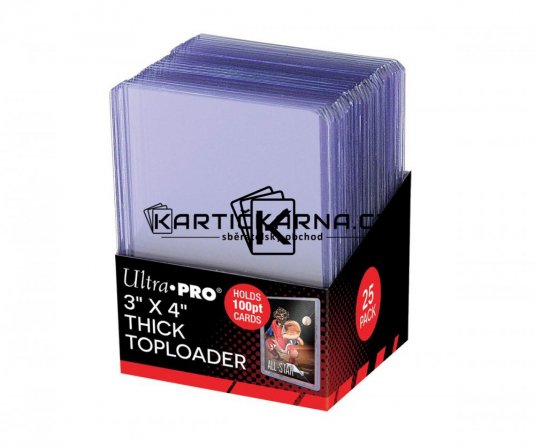 Ultra Pro Plastový toploader  100pt, 25ks v balení