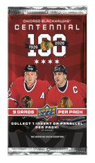 2025-26 Upper Deck Chicago Blackhawks Centennial Hobby Balíček