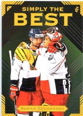 Legendary Cards Simply The Best 18 Jiří Dopita  Roman Čechmánek 2000 Česká Republika