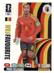 fotbalová kartička World Cup 2026 Adrenalyn XL 58 Youri Tielemans (Belgium)