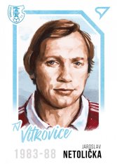 fotbalová kartička 2023 Sportzoo Dekády Portrét P-015 JAROSLAV NETOLIČKA TJ Vítkovice