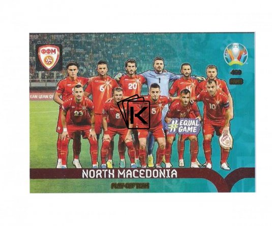 Panini Adrenalyn XL UEFA EURO 2020 Play-off Team 460 North Macedonia